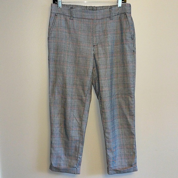 Ankle Length Plaid Pants - sz M - Picture 2 of 13